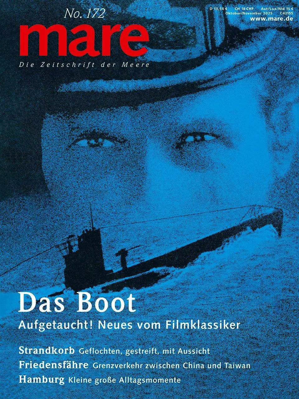 Cover: 9783866484610 | mare - Die Zeitschrift der Meere / No. 172/ Das Boot | Nikolaus Gelpke
