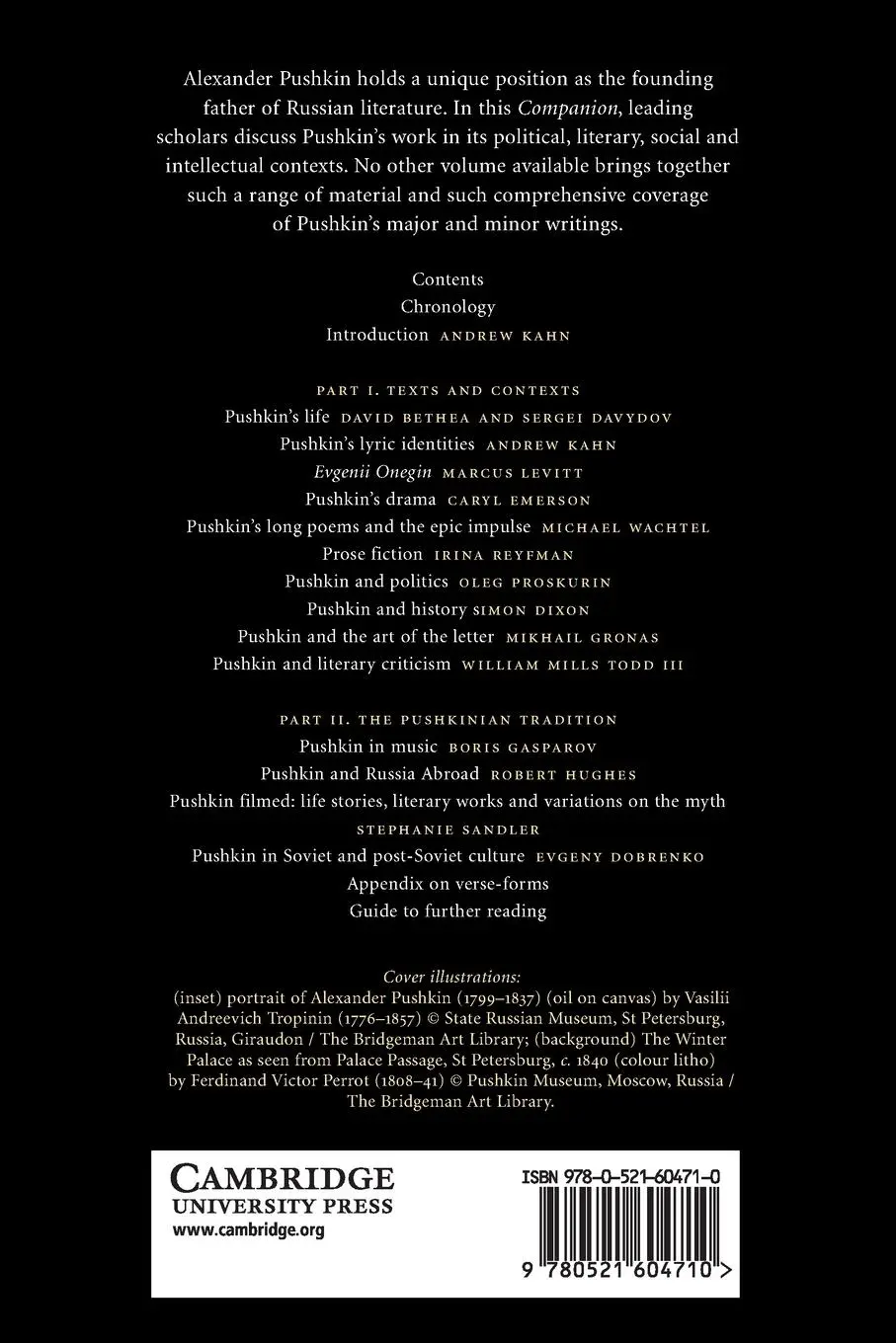 Rückseite: 9780521604710 | Camb Companion Pushkin | Andrew Kahn | Taschenbuch | Englisch | 2006