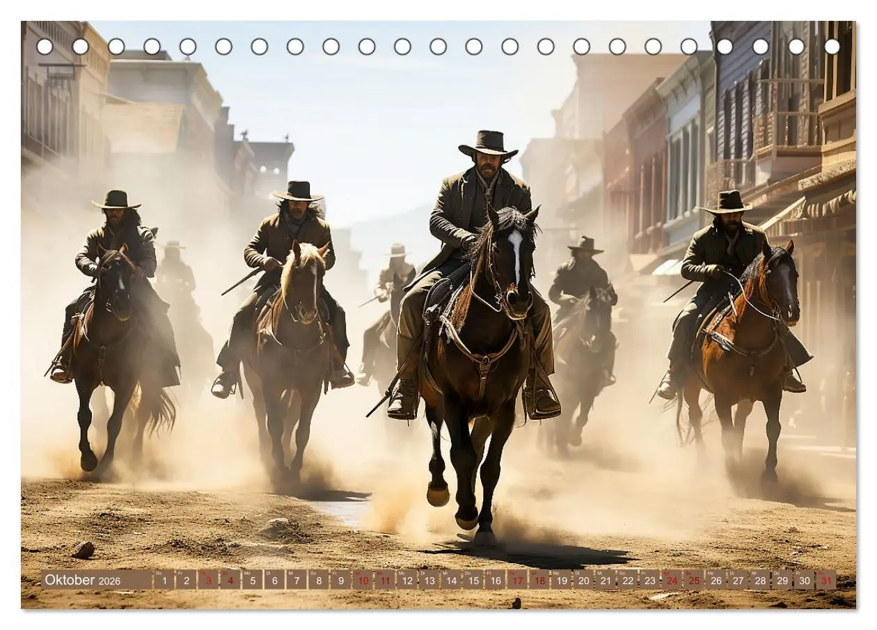 Bild: 9783457504710 | Western Life (Tischkalender 2026 DIN A5 quer), CALVENDO Monatskalender