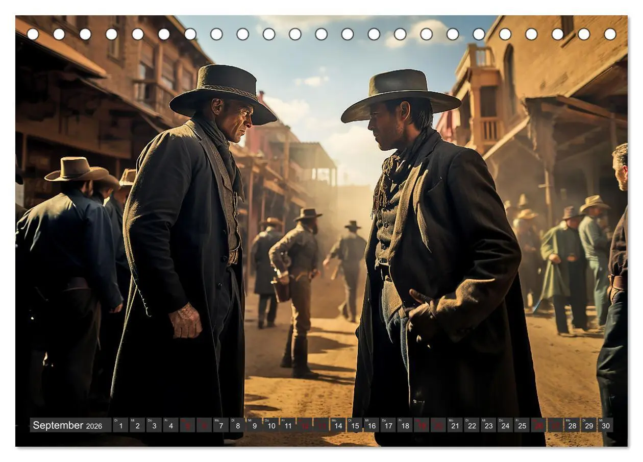 Bild: 9783457504710 | Western Life (Tischkalender 2026 DIN A5 quer), CALVENDO Monatskalender