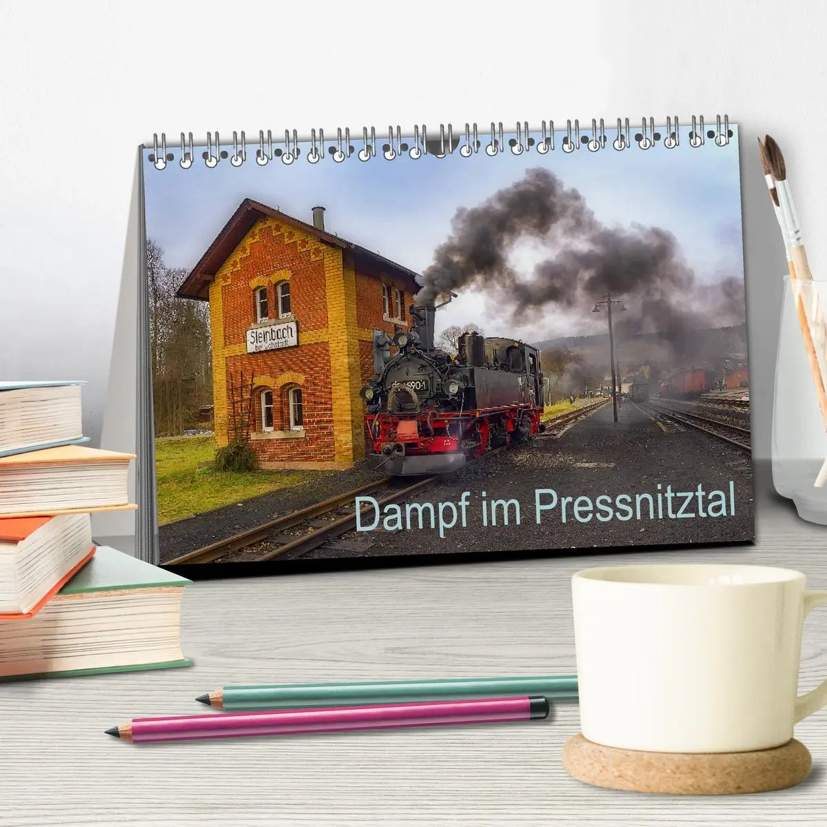Bild: 9783457744710 | Dampf im Pressnitztal (Tischkalender 2026 DIN A5 quer), CALVENDO...