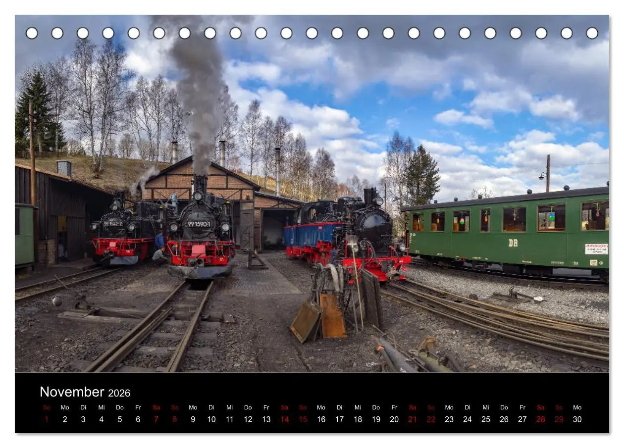 Bild: 9783457744710 | Dampf im Pressnitztal (Tischkalender 2026 DIN A5 quer), CALVENDO...