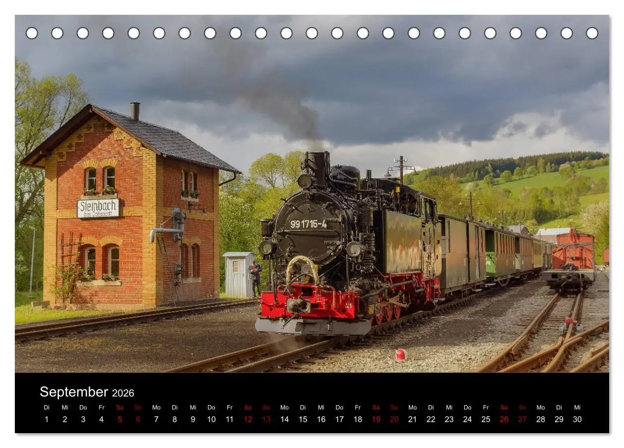 Bild: 9783457744710 | Dampf im Pressnitztal (Tischkalender 2026 DIN A5 quer), CALVENDO...