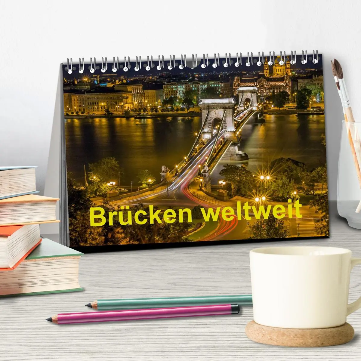 Bild: 9783516144710 | Brücken weltweit (Tischkalender 2026 DIN A5 quer), CALVENDO...