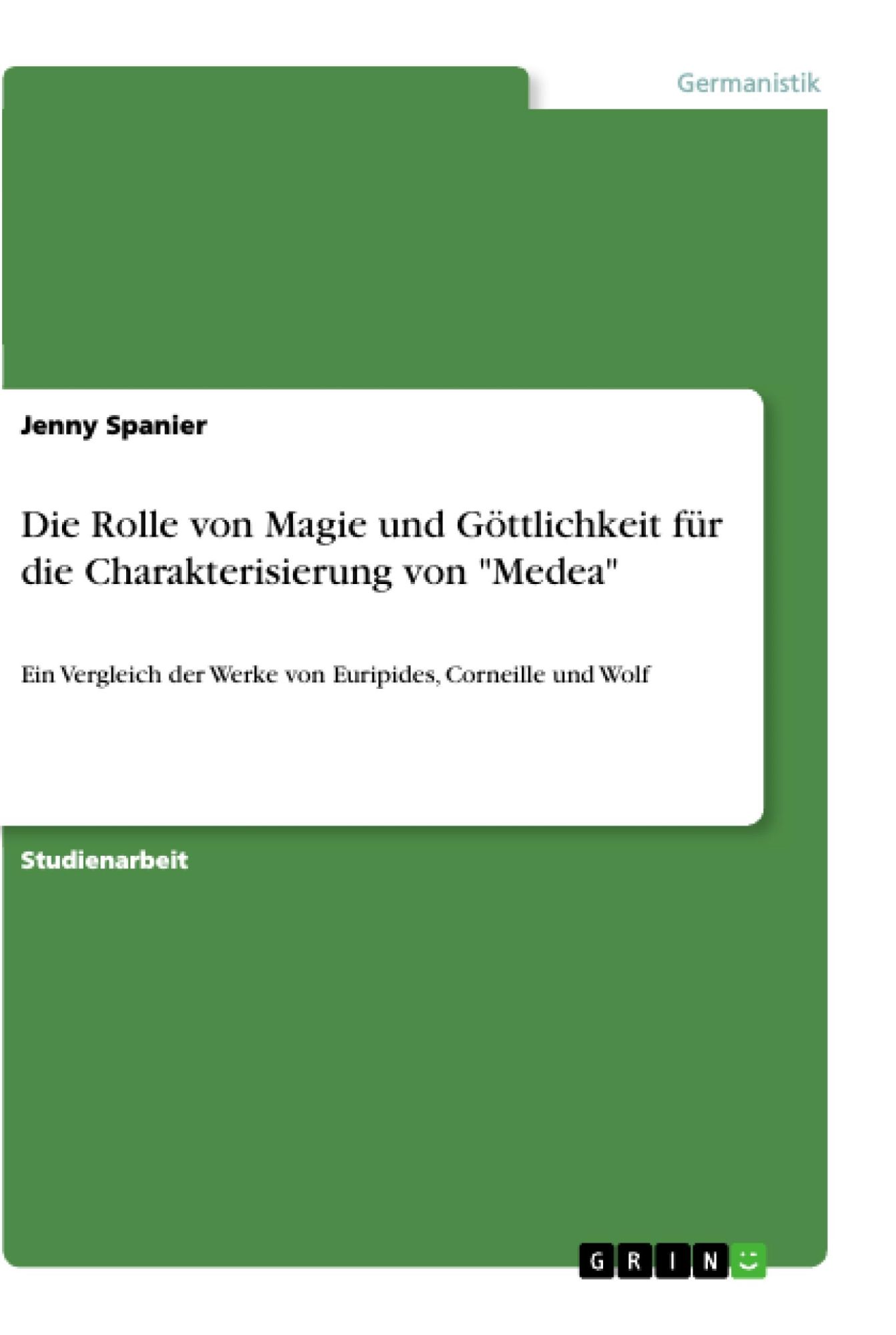 Cover: 9783668924710 | Die Rolle von Magie und Göttlichkeit für die Charakterisierung von...