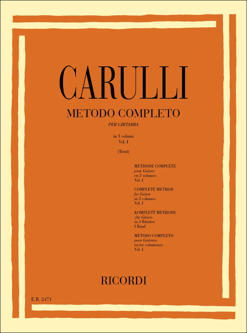 Metodo Completo Per Chitarra Vol. 1