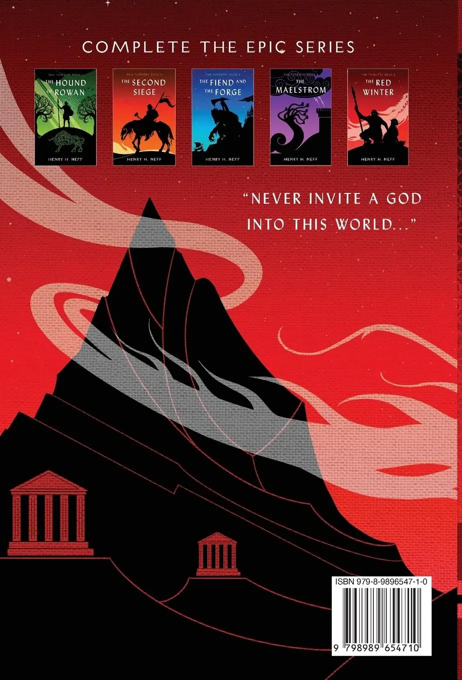 Rückseite: 9798989654710 | The Red Winter | Book Five of The Tapestry | Henry H Neff | Buch