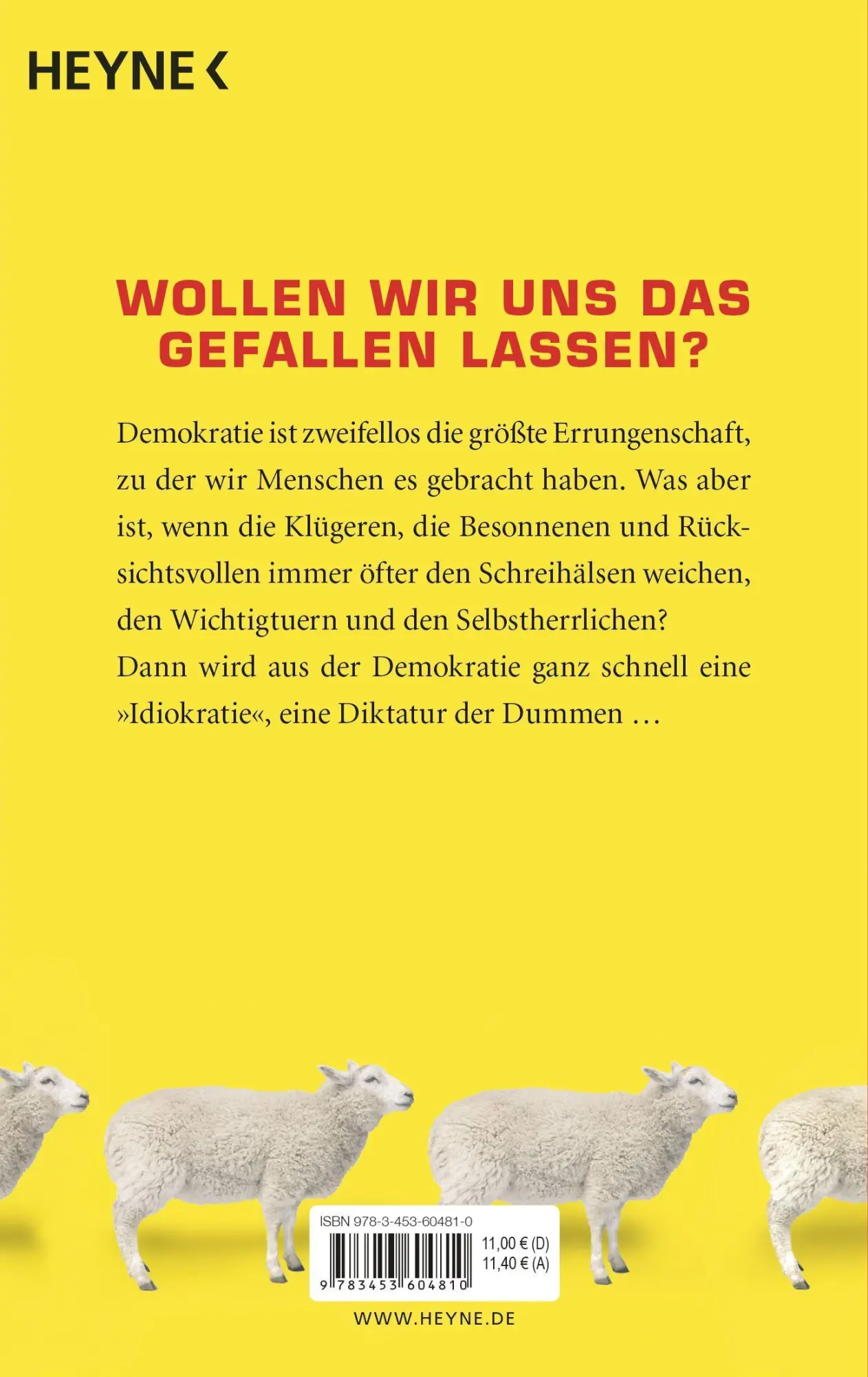 Bild: 9783453604810 | Die Diktatur der Dummen | Brigitte Witzer | Taschenbuch | 272 S.