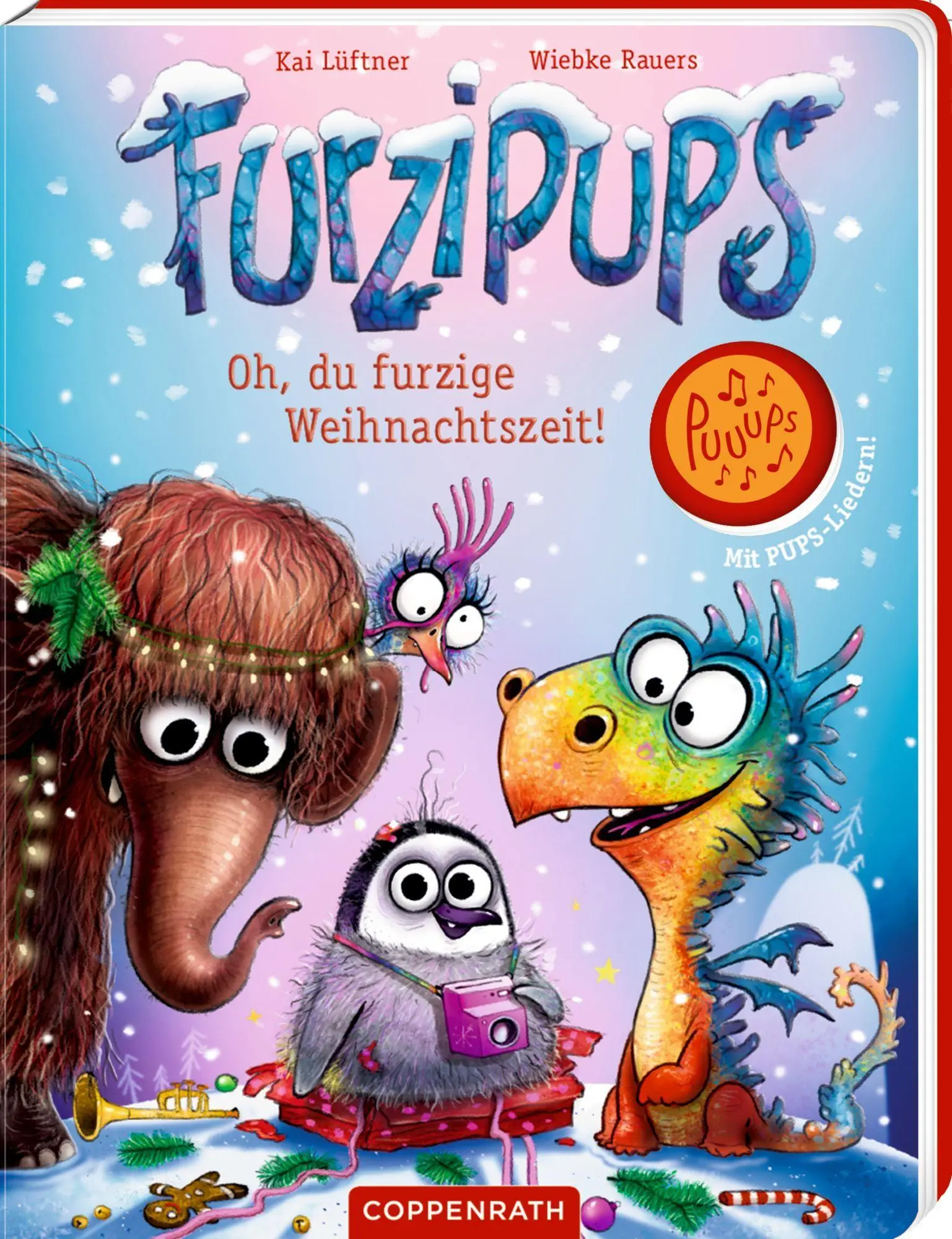 Cover: 9783649654810 | Furzipups (Pappbilderbuch) | Oh, du furzige Weihnachtszeit! | Lüftner