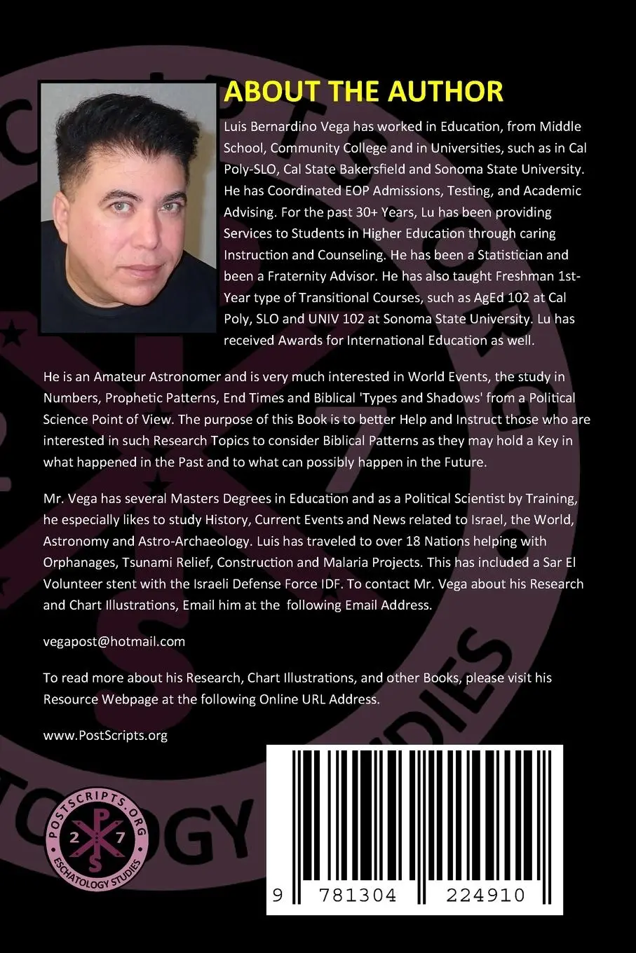 Rückseite: 9781304224910 | When Angel Gods Ruled Eden | Ancient Star Gates | Luis Vega | Buch