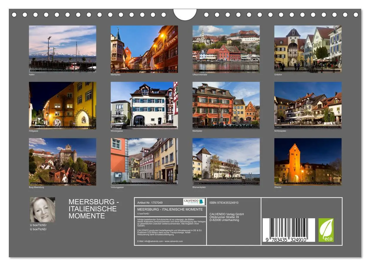 Bild: 9783435324910 | MEERSBURG - ITALIENISCHE MOMENTE (Wandkalender 2025 DIN A4 quer),...