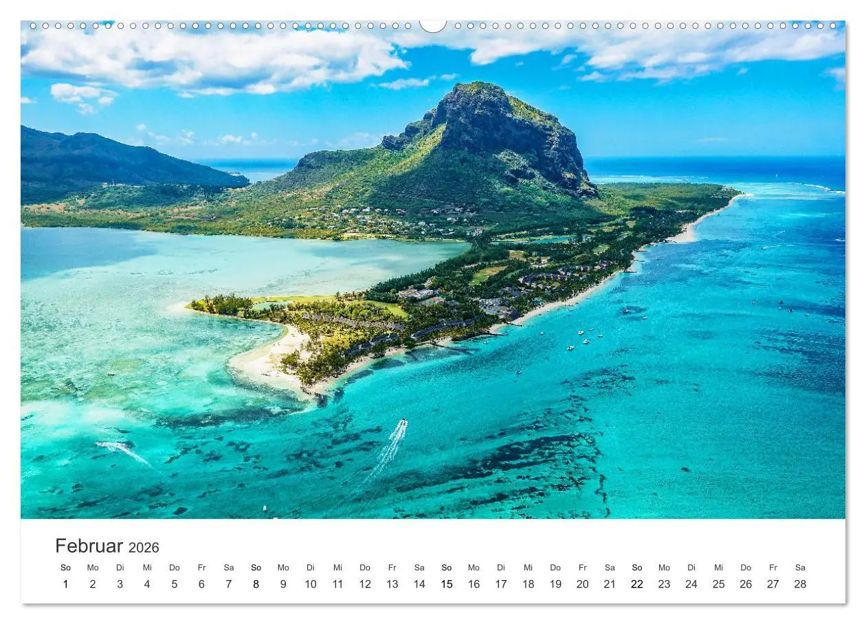 Bild: 9783457654910 | Traumhaftes Mauritius (Wandkalender 2026 DIN A2 quer), CALVENDO...