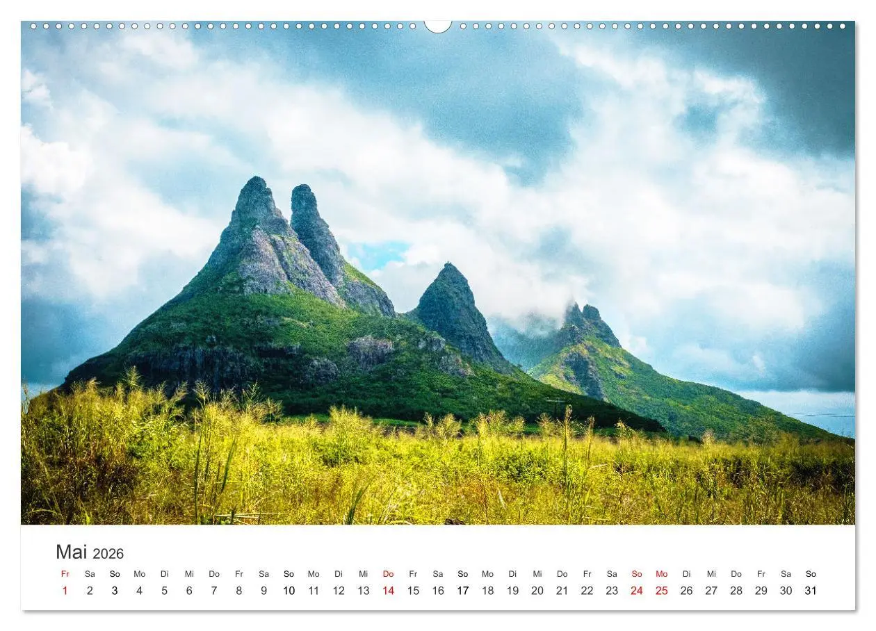 Bild: 9783457654910 | Traumhaftes Mauritius (Wandkalender 2026 DIN A2 quer), CALVENDO...