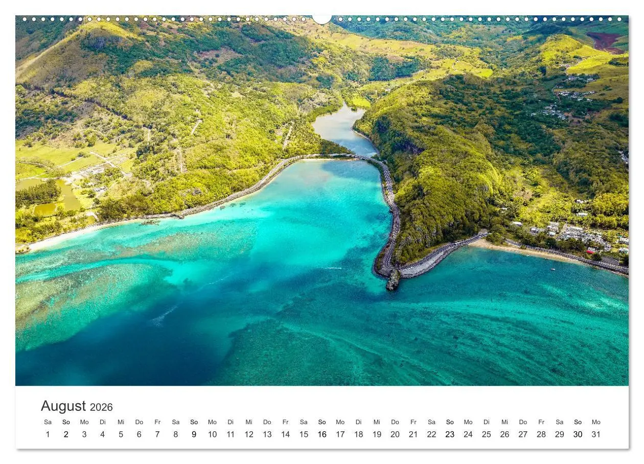 Bild: 9783457654910 | Traumhaftes Mauritius (Wandkalender 2026 DIN A2 quer), CALVENDO...