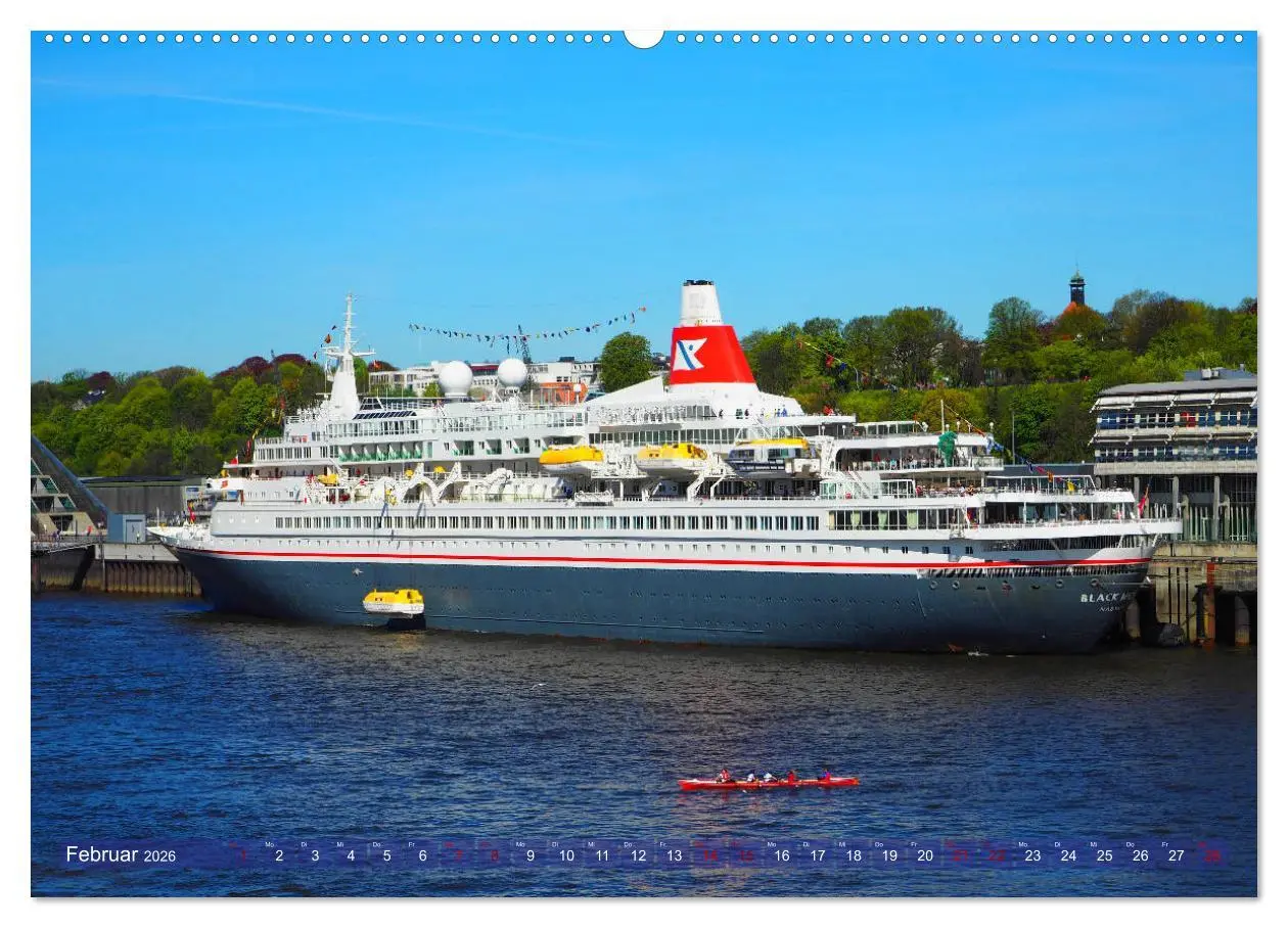 Bild: 9783457894910 | Kreuzfahrtschiffe zu Gast in Hamburg (Wandkalender 2026 DIN A2...