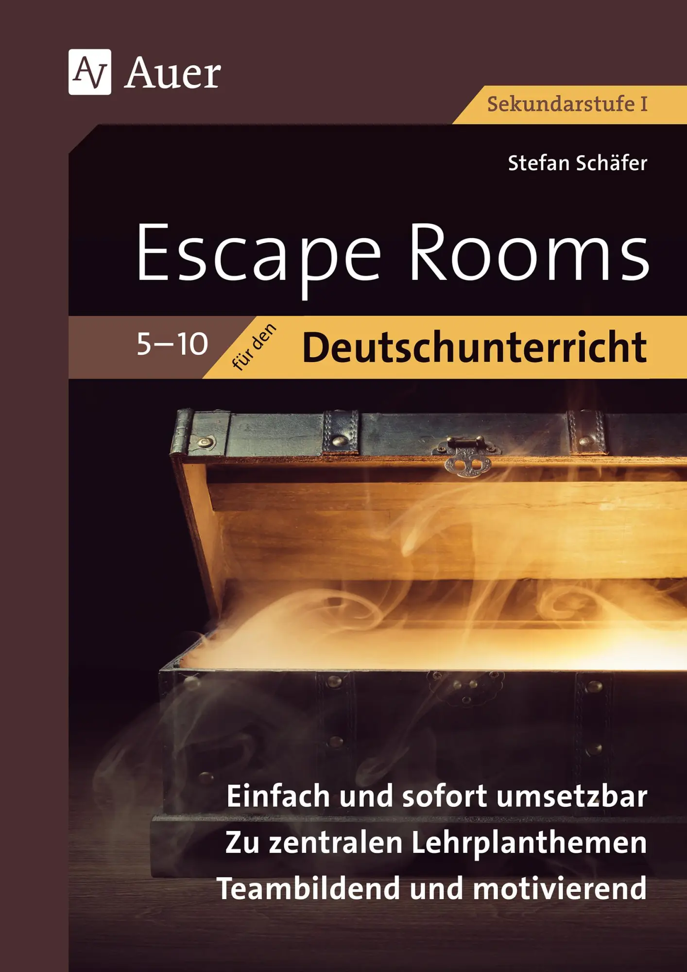 Cover: 9783403085010 | Escape Rooms für den Deutschunterricht 5-10 | Stefan Schäfer | 88 S.