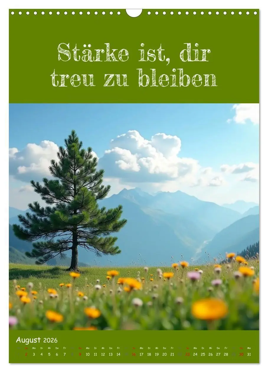 Bild: 9783516705010 | Positiv denken - Kalender für mehr Selbstvertrauen (Wandkalender...