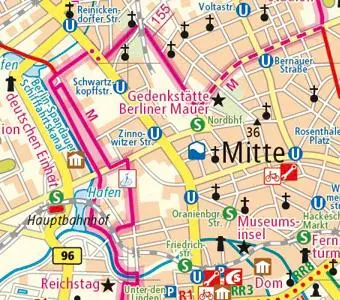 Bild: 9783747305010 | Berlin Mauerweg 1:60 000 | (Land-)Karte | Radkarte | Deutsch | 2018