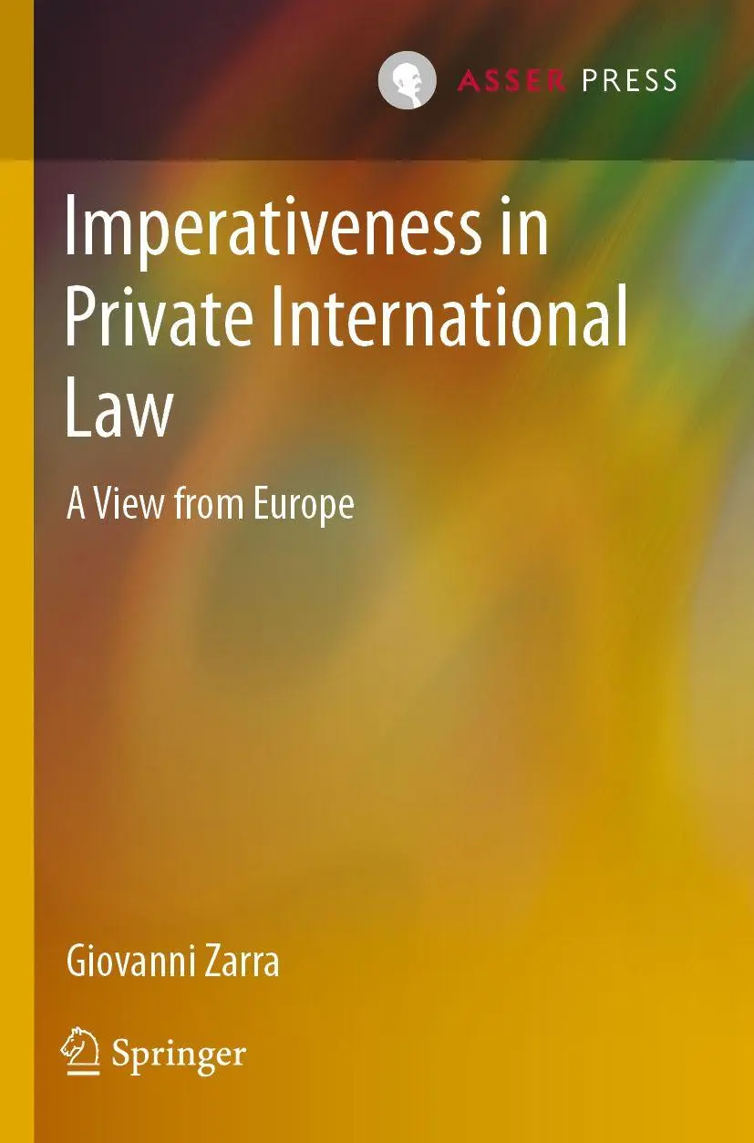Cover: 9789462655010 | Imperativeness in Private International Law | A View from Europe | xi