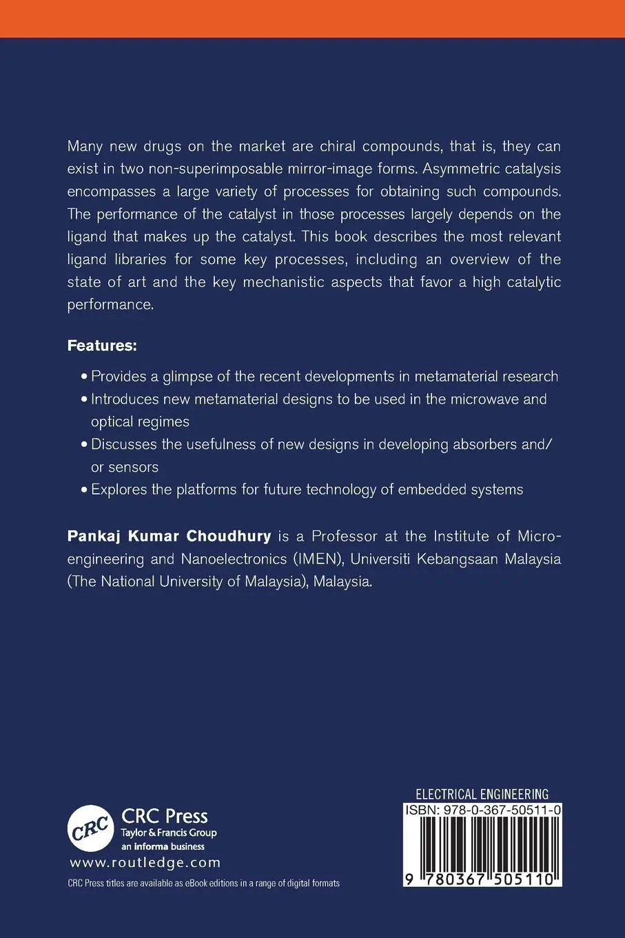 Rückseite: 9780367505110 | Metamaterials | Technology and Applications | Pankaj K. Choudhury