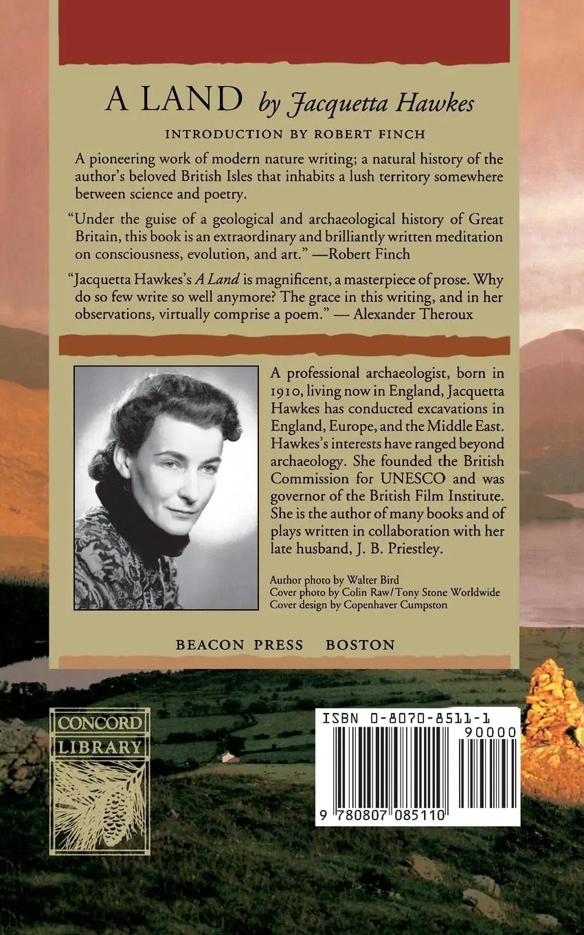 Rückseite: 9780807085110 | A Land | Jacquetta Hawkes | Taschenbuch | Einband - flex.(Paperback)