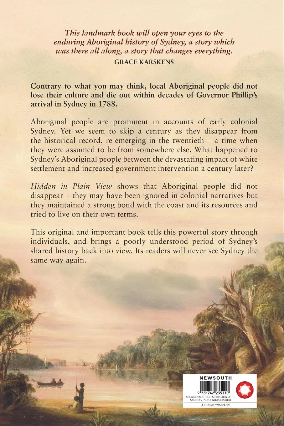 Rückseite: 9781742235110 | Hidden in Plain View | The Aboriginal people of coastal Sydney | Irish