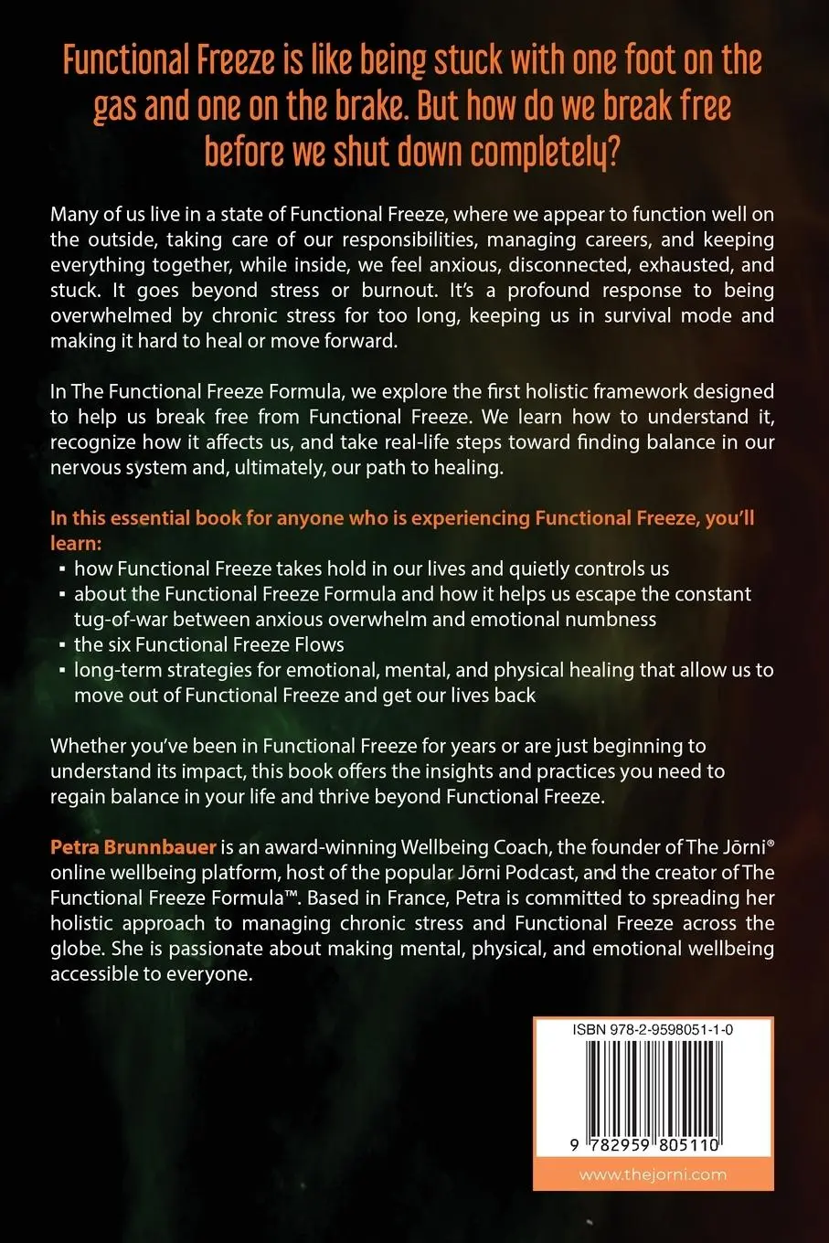 Rückseite: 9782959805110 | The Functional Freeze Formula | Petra Brunnbauer | Taschenbuch | 2025