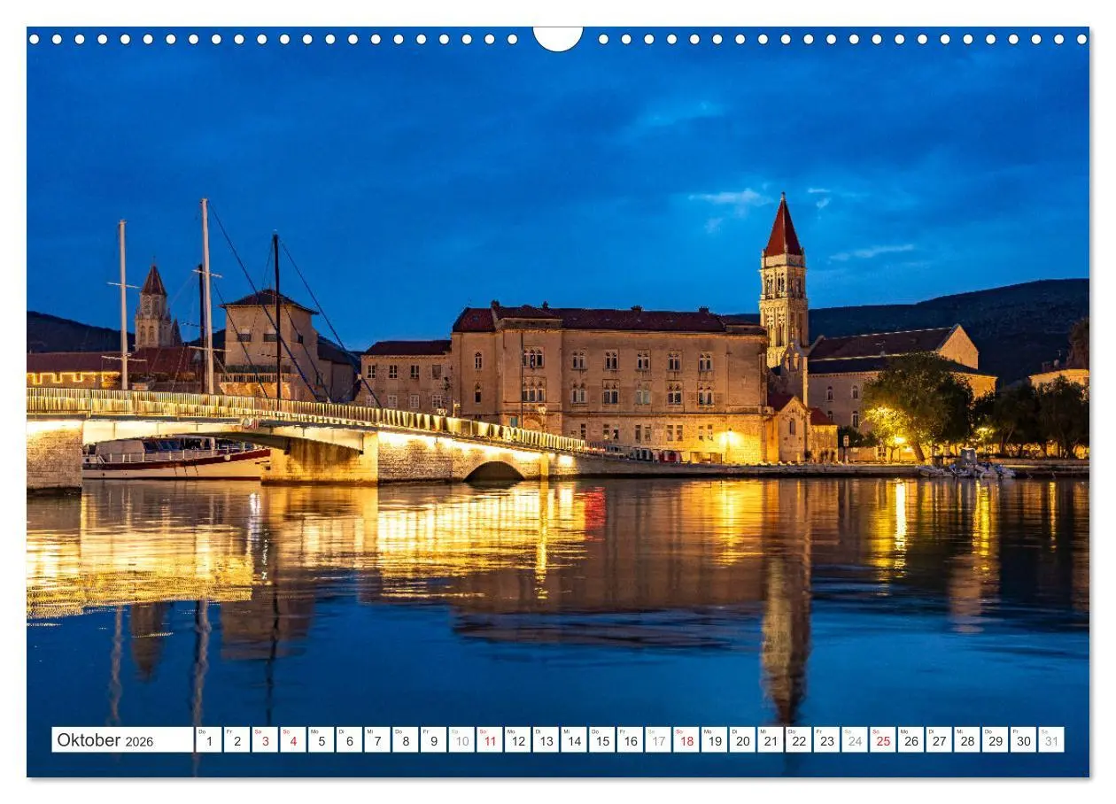 Bild: 9783457395110 | Kroatien - Welterbe Trogir (Wandkalender 2026 DIN A3 quer),...
