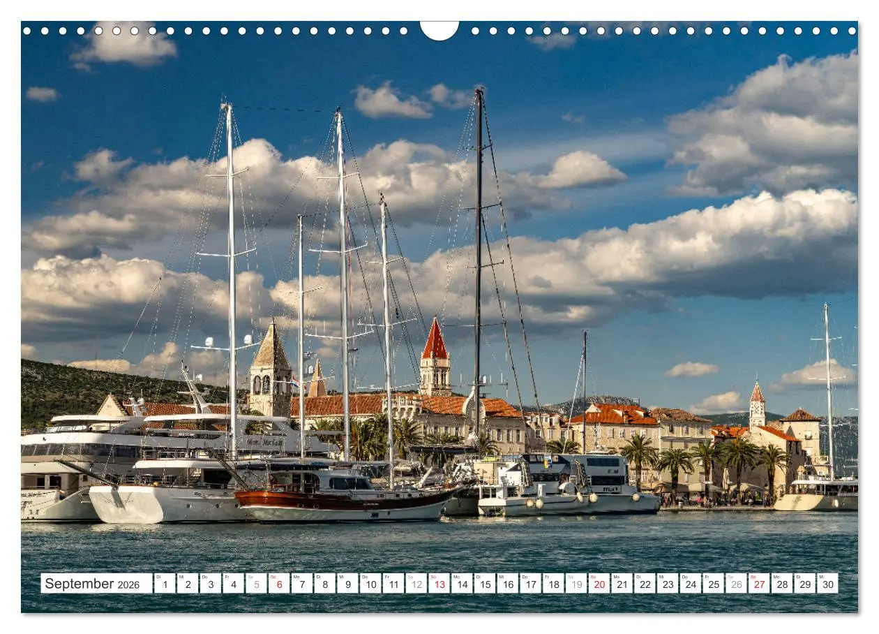 Bild: 9783457395110 | Kroatien - Welterbe Trogir (Wandkalender 2026 DIN A3 quer),...