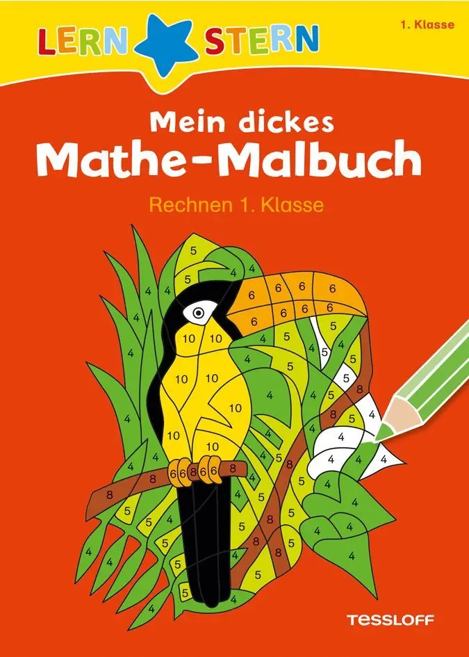 Cover: 9783788675110 | LERNSTERN Mein dickes Mathe-Malbuch Rechnen 1. Klasse | Schwertführer