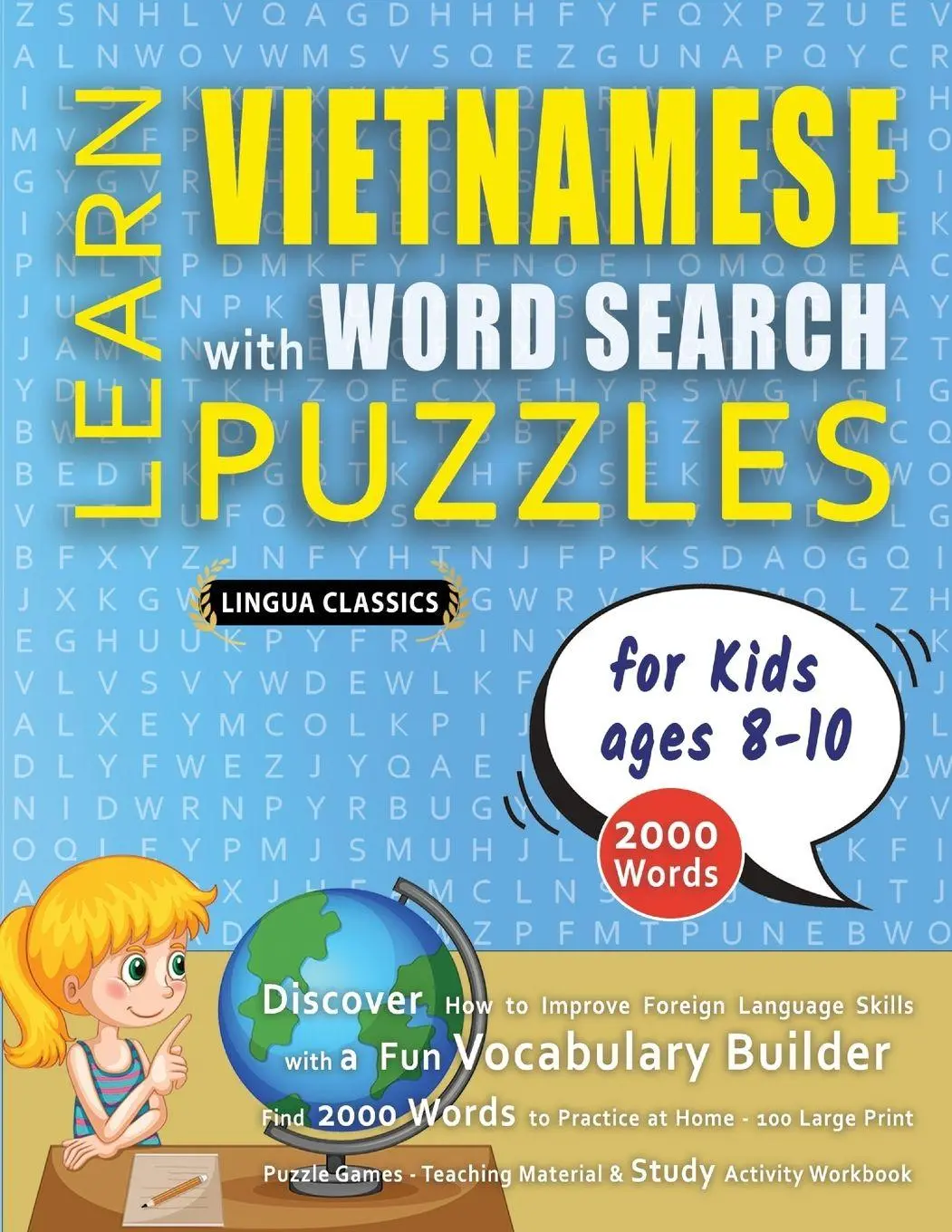 Cover: 9798349045110 | LEARN VIETNAMESE WITH WORD SEARCH PUZZLES FOR KIDS 8 - 10 -...