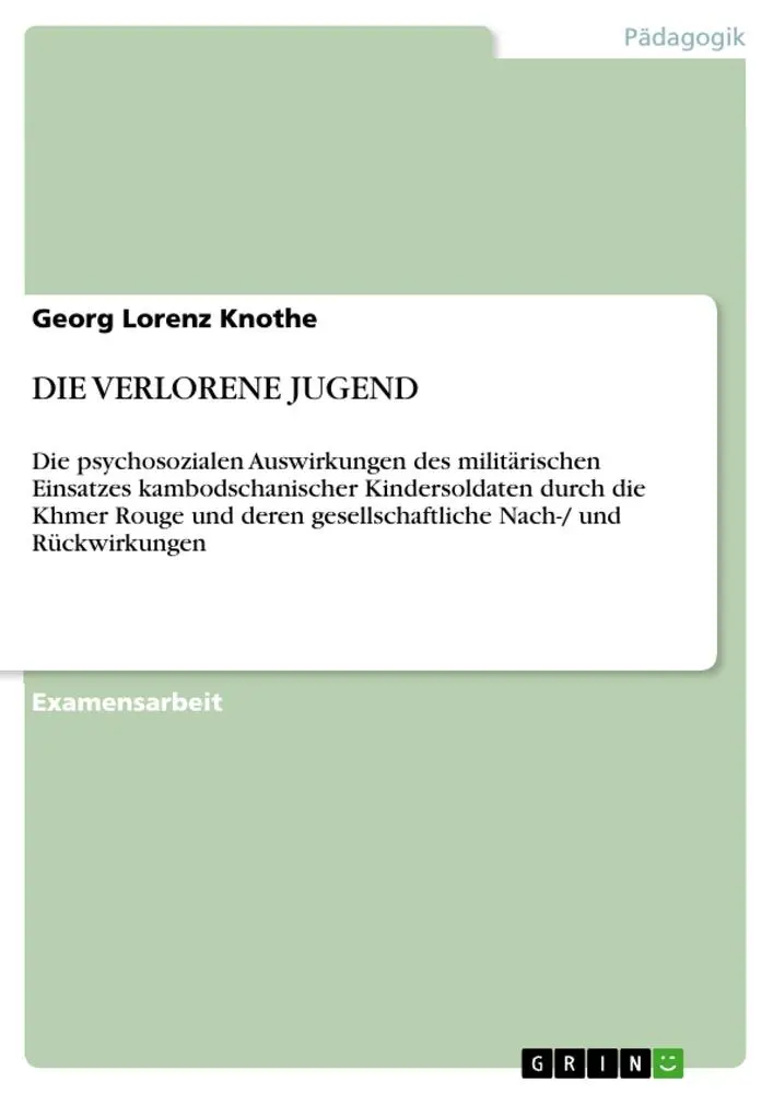 Cover: 9783346715210 | Die psychosozialen Auswirkungen des militärischen Einsatzes...