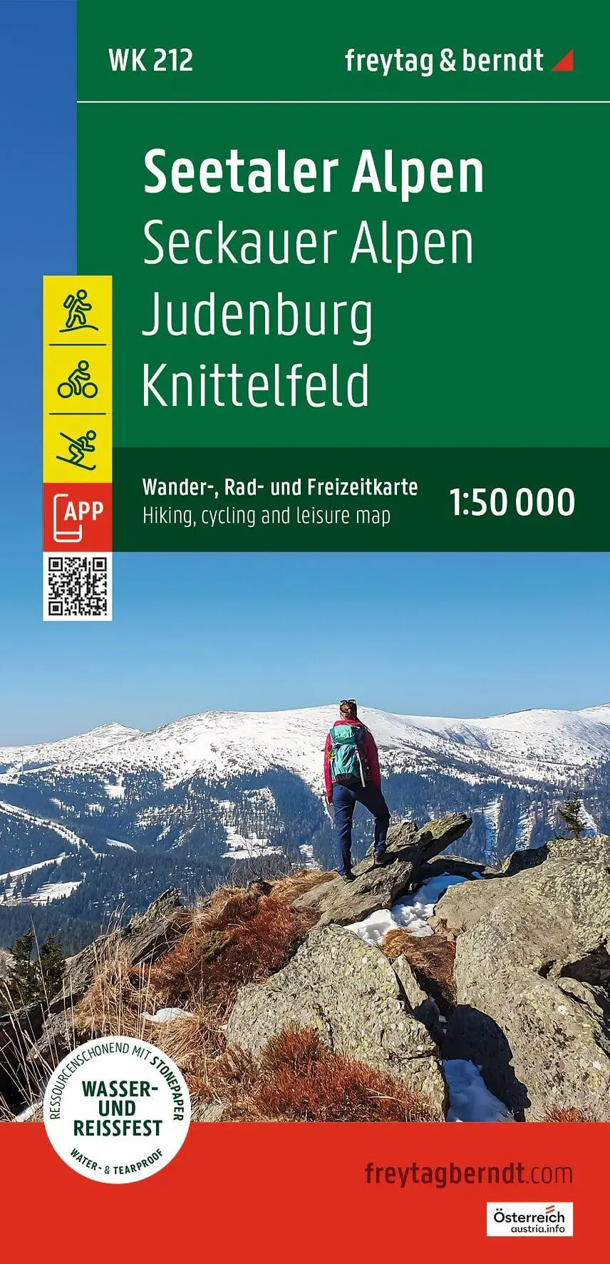 Cover: 9783707925210 | freytag &amp; berndt Wanderkarte Seetaler Alpen - Seckauer Alpen -...