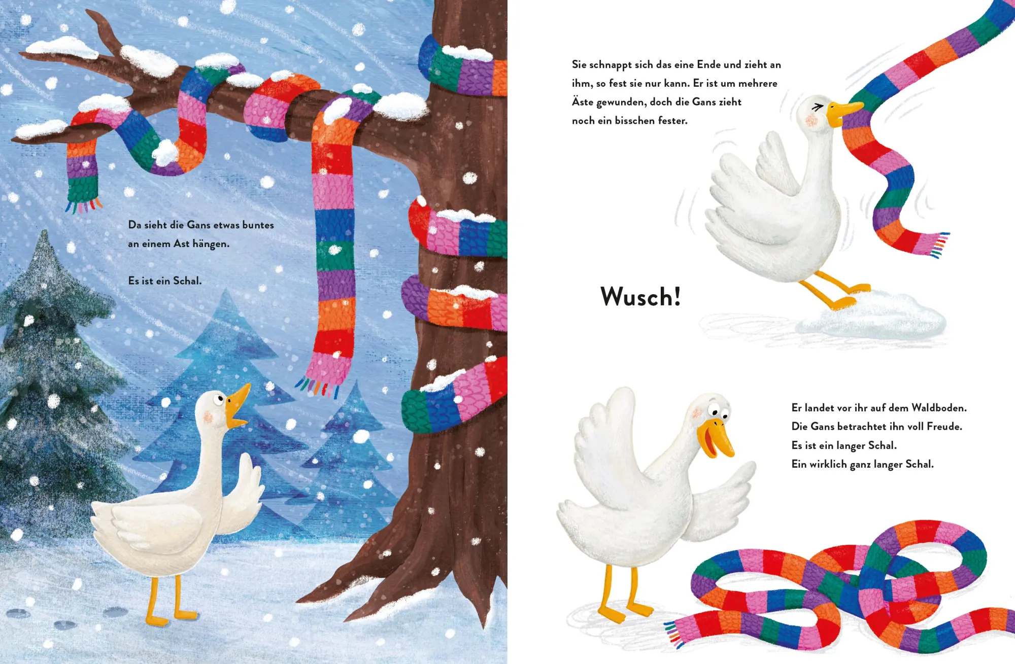 Bild: 9783961295210 | Die Gans und der ganz lange Schal - Eine Weihnachtsgeschichte | Buch