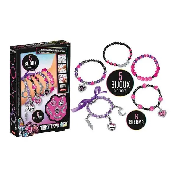 Cover: 3181860205310 | Lansay Monster High Armbänder | 6 Anhänger | 3220531 | 2024