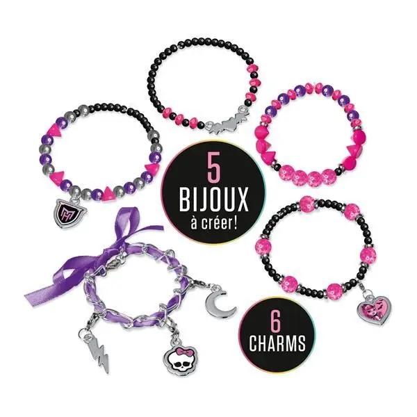 Bild: 3181860205310 | Lansay Monster High Armbänder | 6 Anhänger | 3220531 | 2024