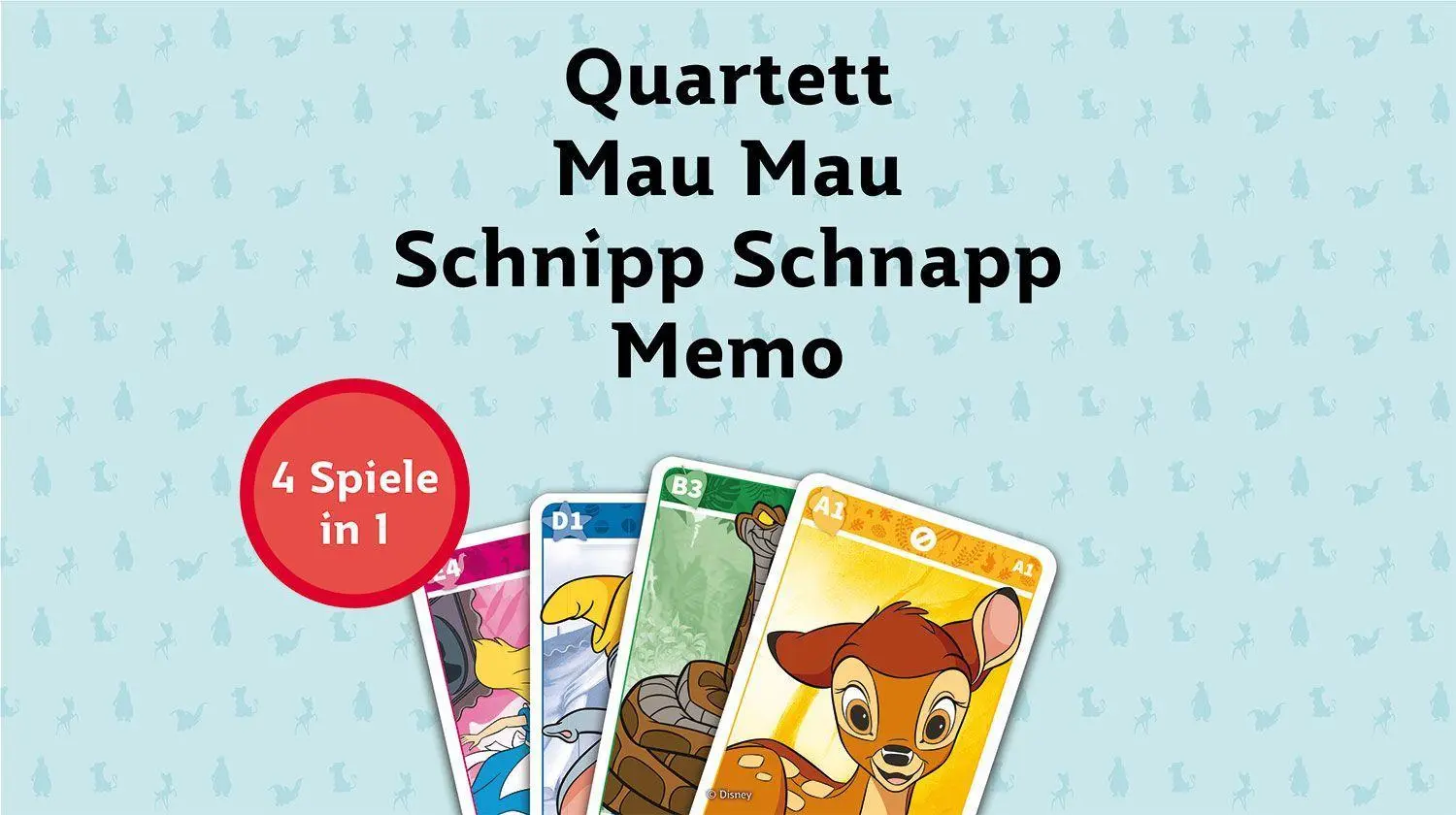 Bild: 4042677015310 | Display Disney Classics- Quartett 4 in 1 | ASS Altenburger | Spiel