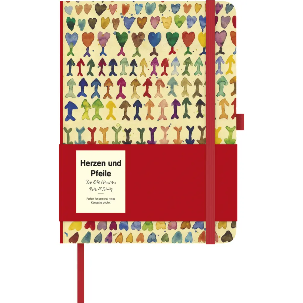 Cover: 4069095005310 | Herzen und Pfeile - ein Notizbuch von Peter T. Schulz | Peter-T Schulz