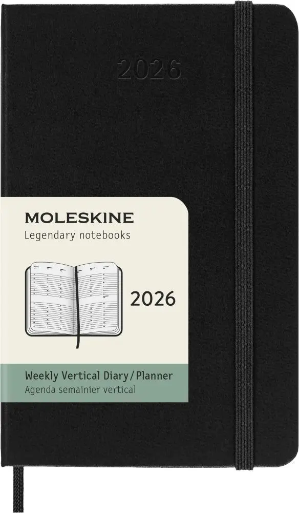 Bild: 8056999275310 | Moleskine 12 Monate Wochenkalender 2026, Pocket/A6, 1 Wo = 2...