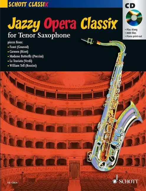Cover: 9781902455310 | Jazzy Opera Classix | For Tenor Saxophone | Darren Fellows | Buch