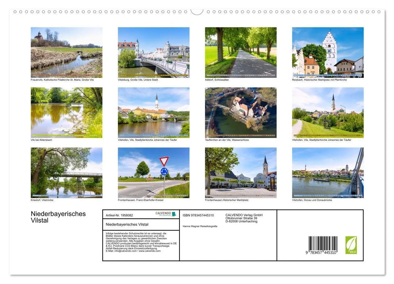 Bild: 9783457445310 | Niederbayerisches Vilstal (hochwertiger Premium Wandkalender 2026...