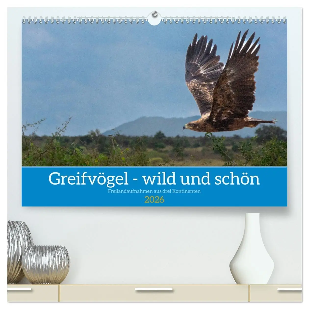 Cover: 9783457515310 | Greifvögel - wild und schön (hochwertiger Premium Wandkalender 2026...