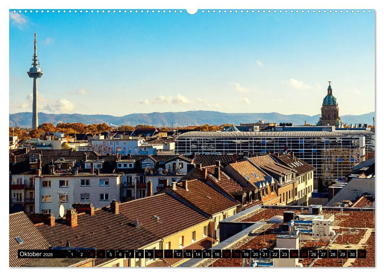Bild: 9783457755310 | Mannheimer Impressionen. (Wandkalender 2026 DIN A2 quer), CALVENDO...