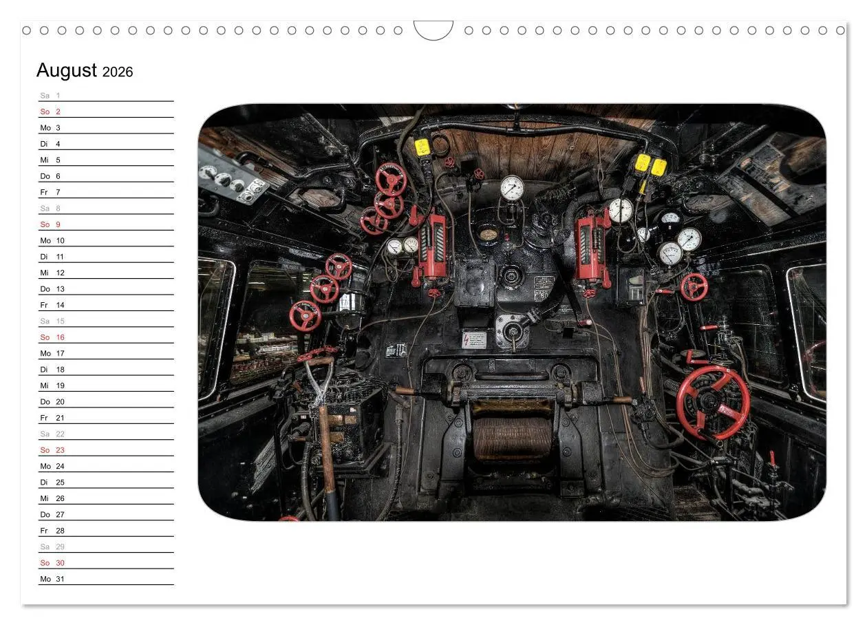 Bild: 9783457995310 | Unter Dampf - Dampflokromantik (Wandkalender 2026 DIN A3 quer),...