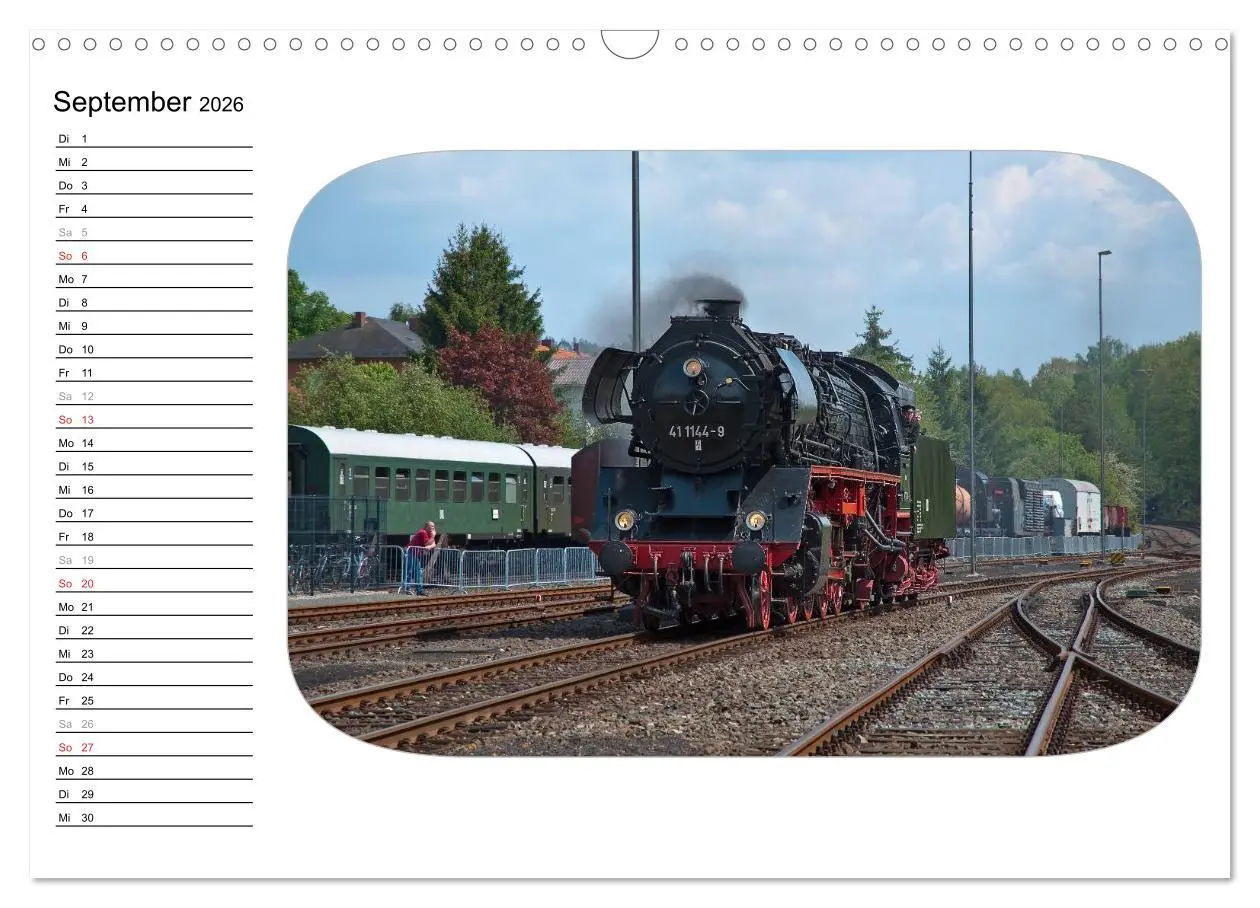 Bild: 9783457995310 | Unter Dampf - Dampflokromantik (Wandkalender 2026 DIN A3 quer),...