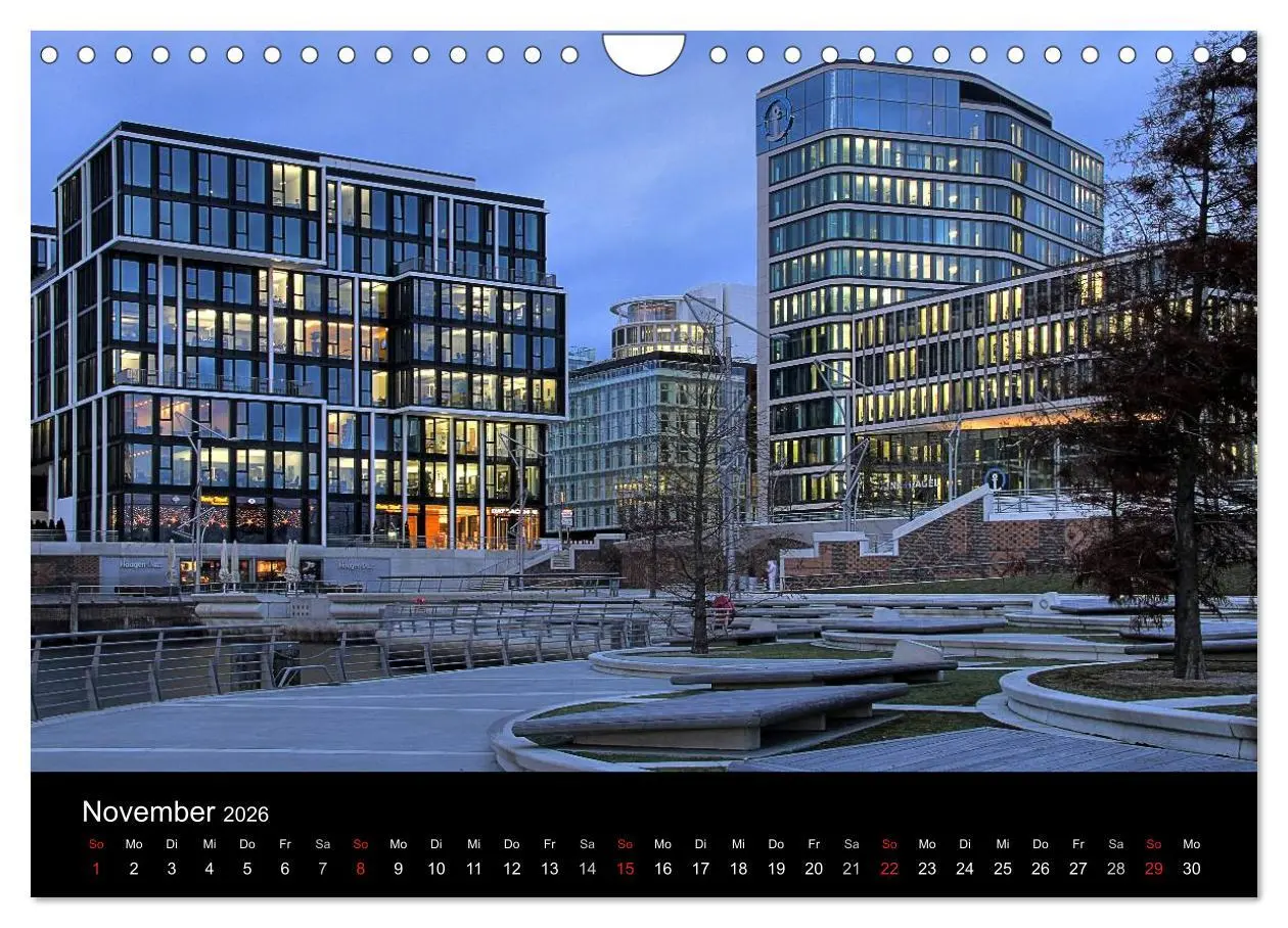 Bild: 9783516225310 | Hamburg (Wandkalender 2026 DIN A4 quer), CALVENDO Monatskalender