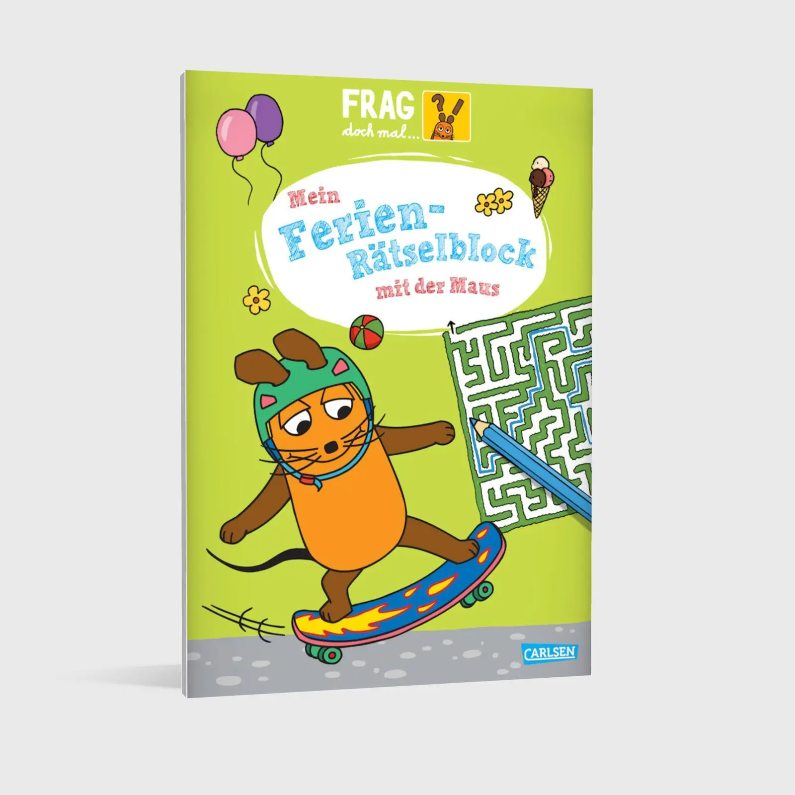 Bild: 9783551255310 | Frag doch mal ... die Maus: Mein Ferien-Rätselblock mit der Maus