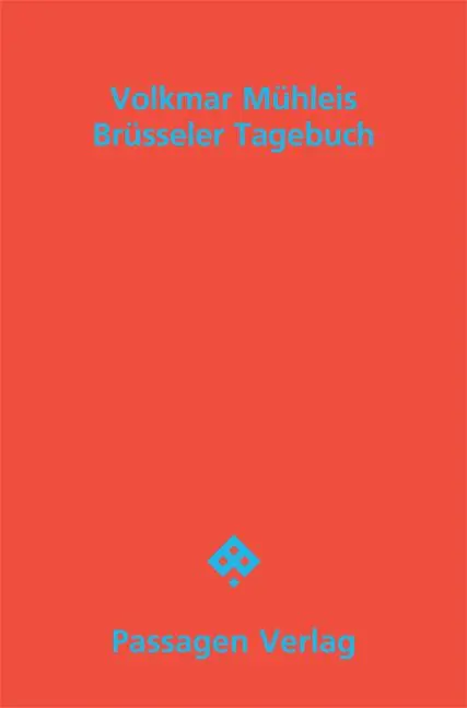 Cover: 9783709205310 | Brüsseler Tagebuch | Volkmar Mühleis | Taschenbuch | 96 S. | Deutsch