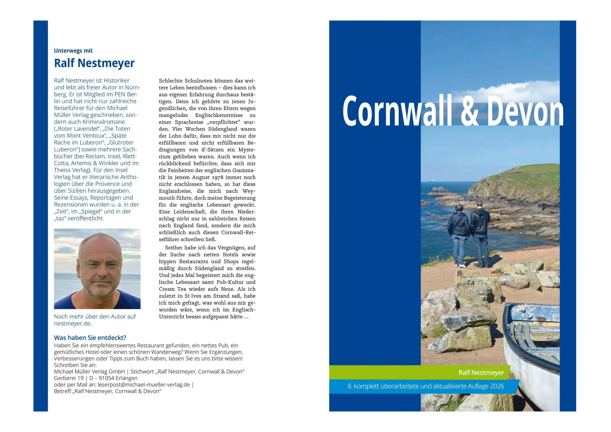 Bild: 9783966855310 | MICHAEL MÜLLER Reiseführer Cornwall &amp; Devon | Ralf Nestmeyer | Buch