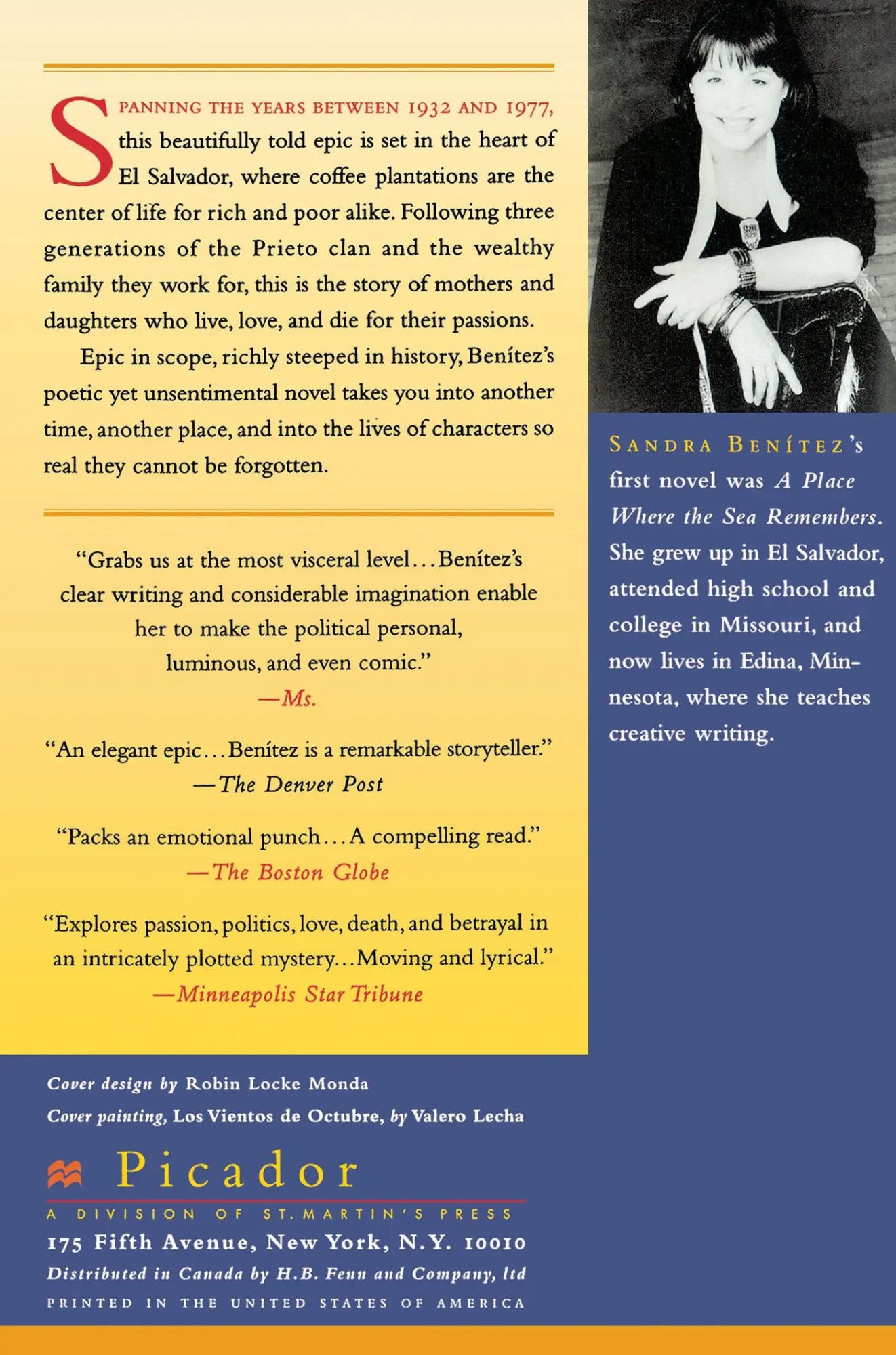 Rückseite: 9780312195410 | Bitter Grounds | Sandra Benitez | Taschenbuch | Englisch | 1998